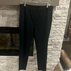Talbots Plaid Leggings size 12